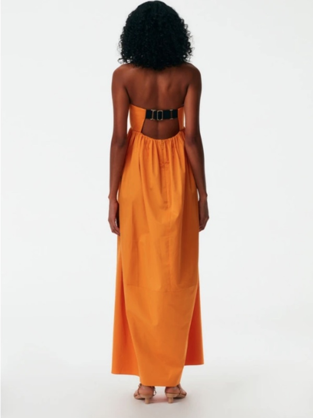 Tibi Eco Poplin Cocoon Dress - Picture 2 of 8